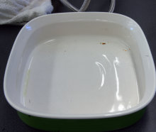 KitchenAid KDTM354DSS—Lasagna After Tough Cycle