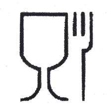 food safe symbol plastic food container