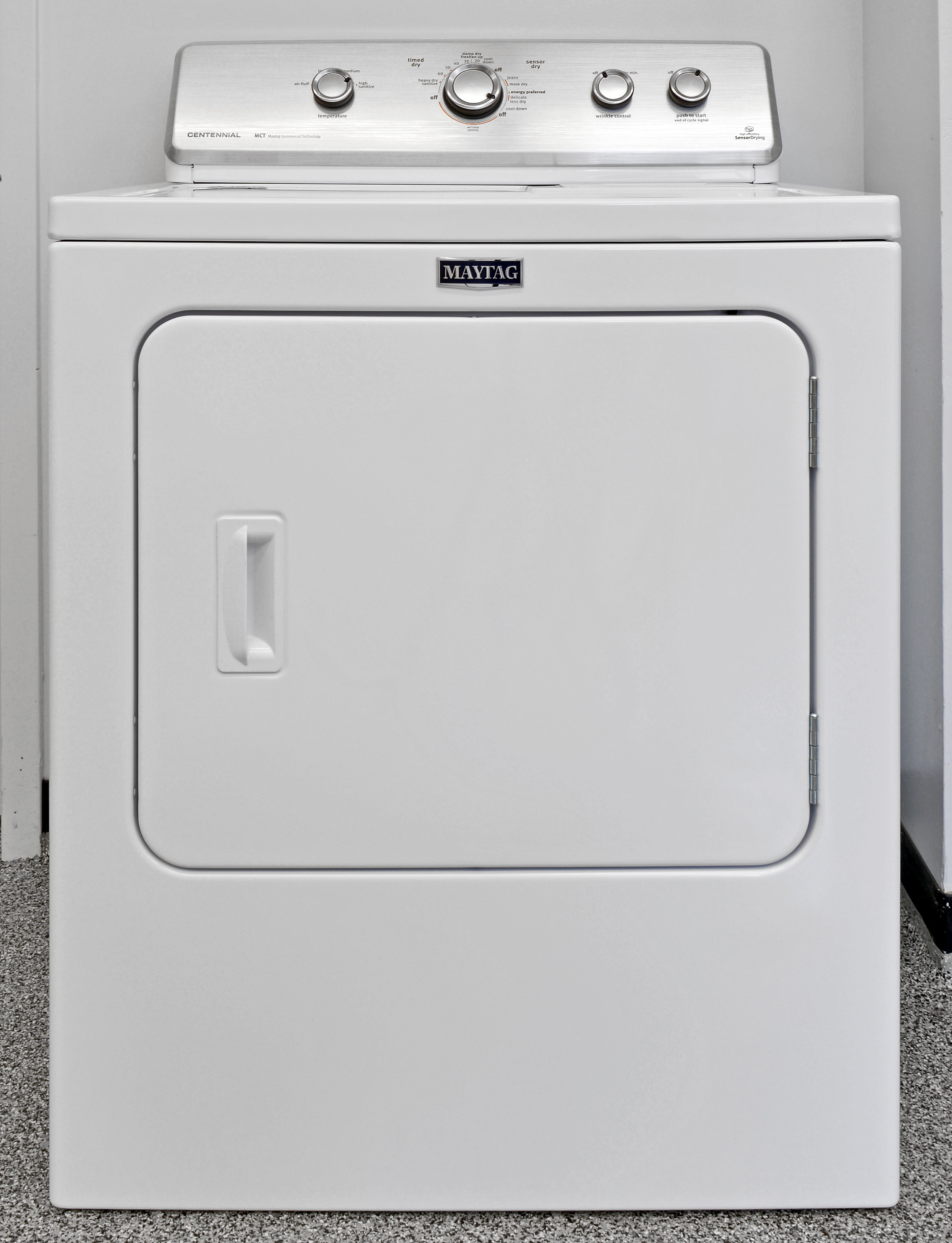 Maytag Centennial MEDC415EW Dryer Review Laundry