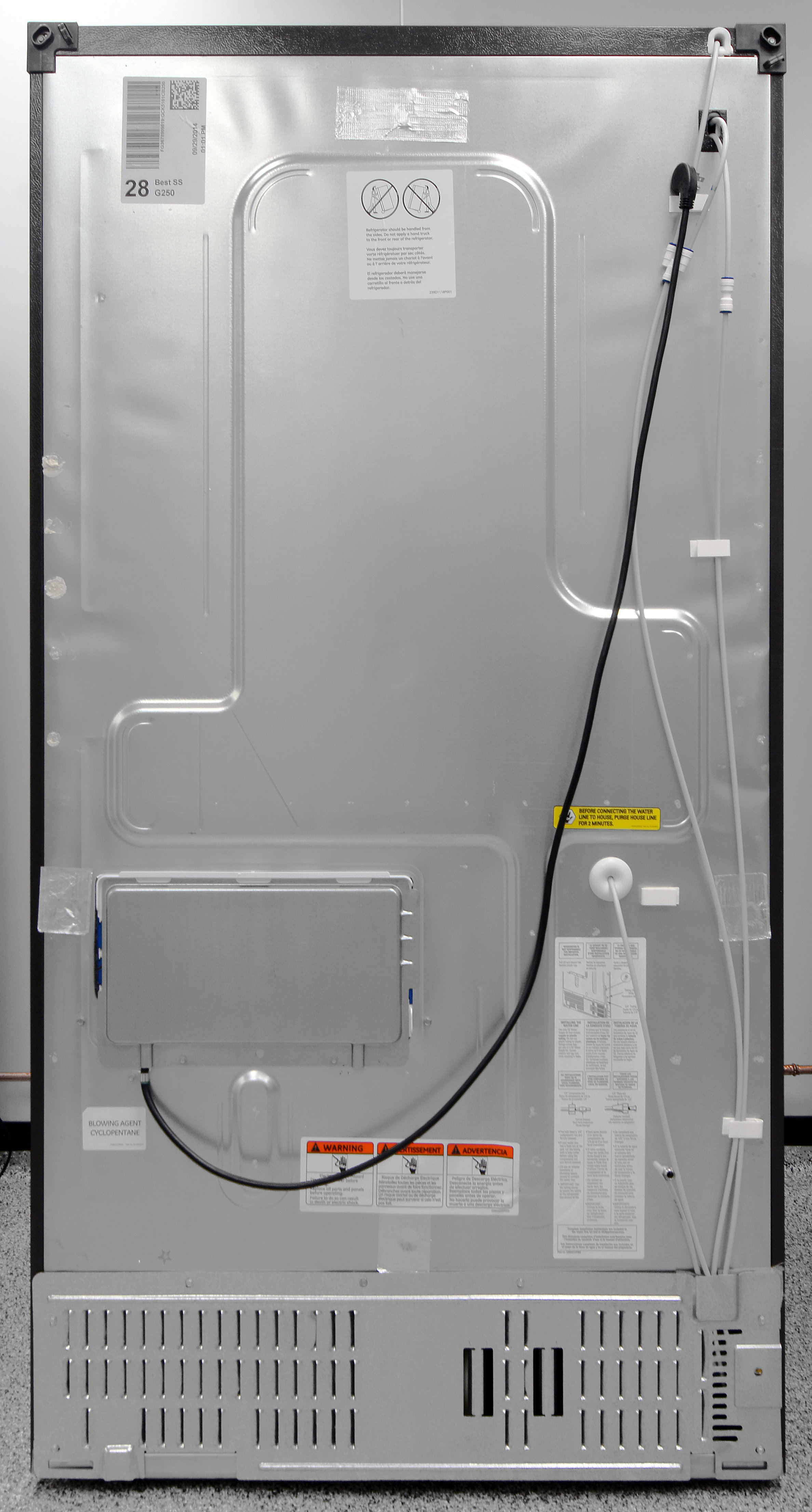 Ge profile refrigerator water line hookup
