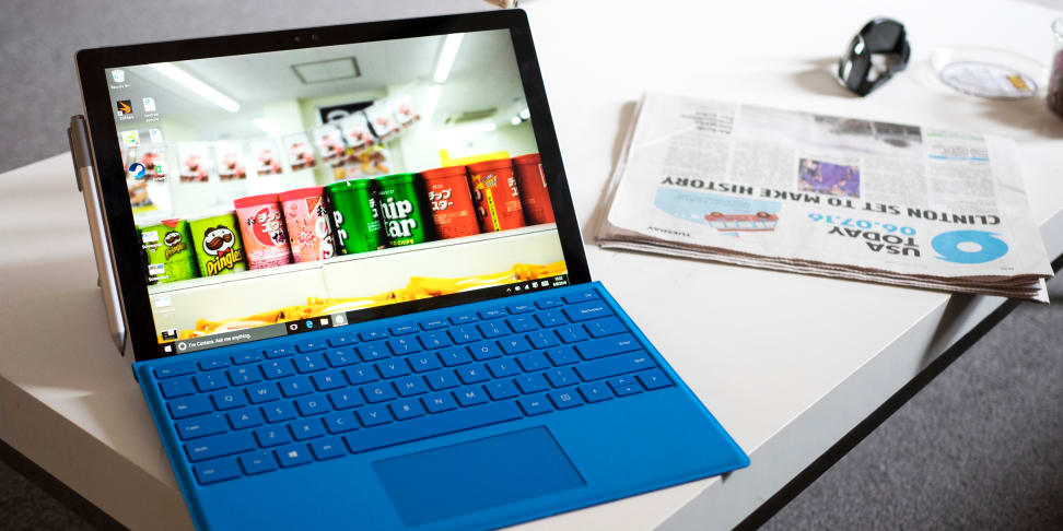 Microsoft Surface Pro 4 On Table
