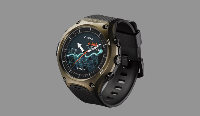 The Casio WSD-F10 in Green