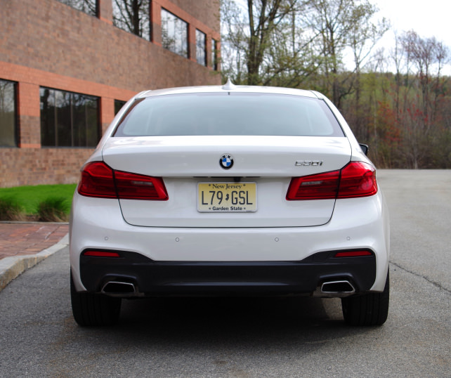 BMW 530i Rear View