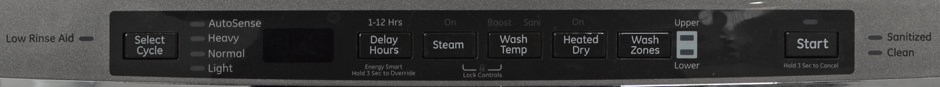 GE GDT580SMFES--Controls