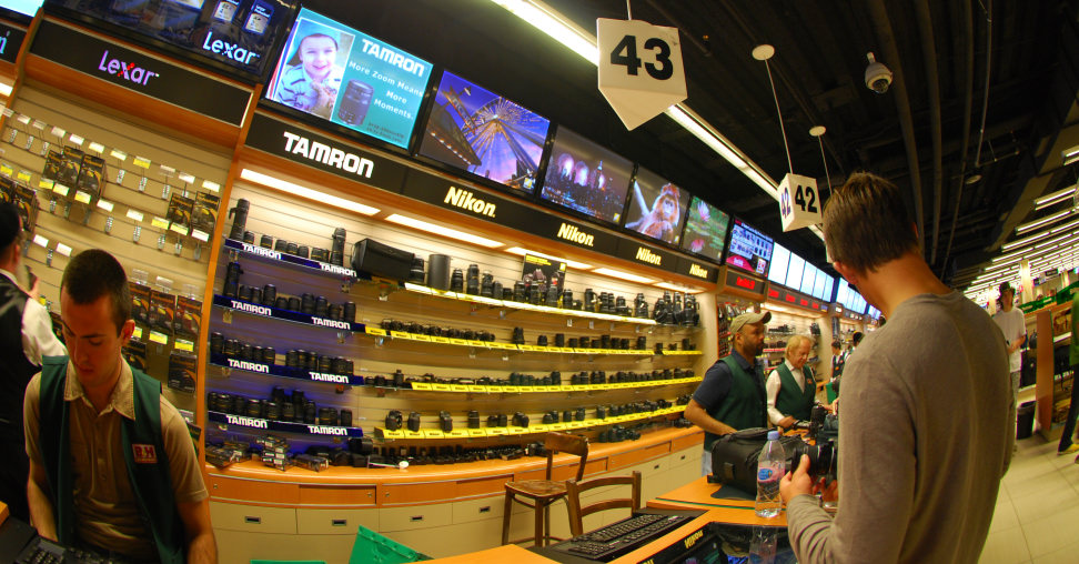 Shopping at B&H Photo