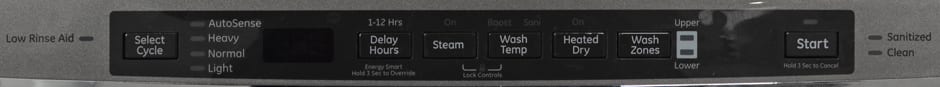 GE GDT580SMFES--Controls