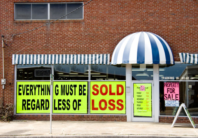Small retailers sometimes sell their own stock