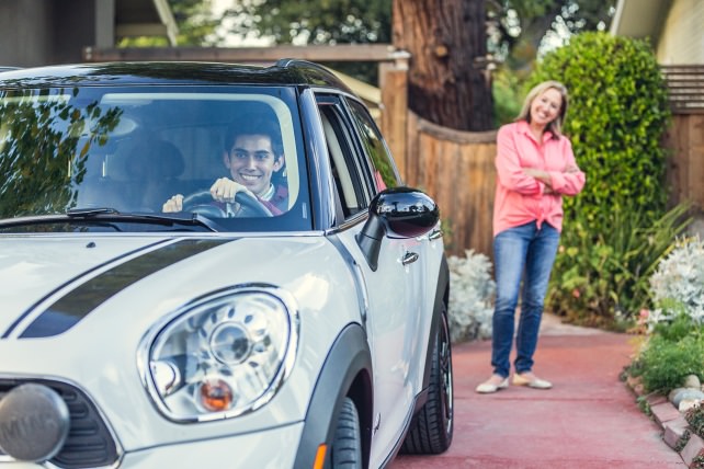 Automatic Car In Driveway