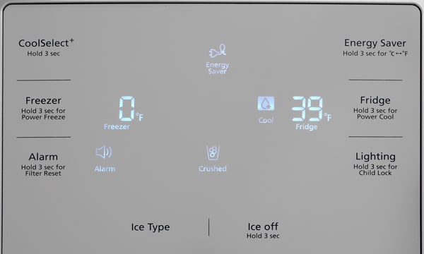 Samsung RF32FMQDBSR Controls