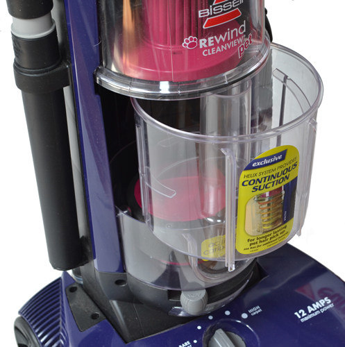 Bagless vacuum dirt receptacle