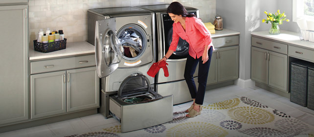 LG TwinWash In Use