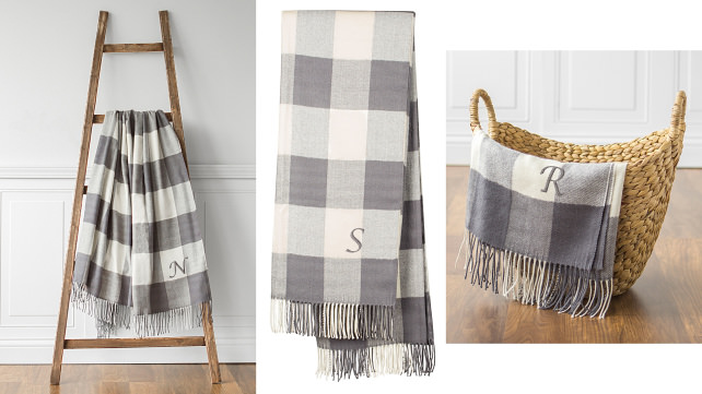 Nordstrom Monogrammed Blanket