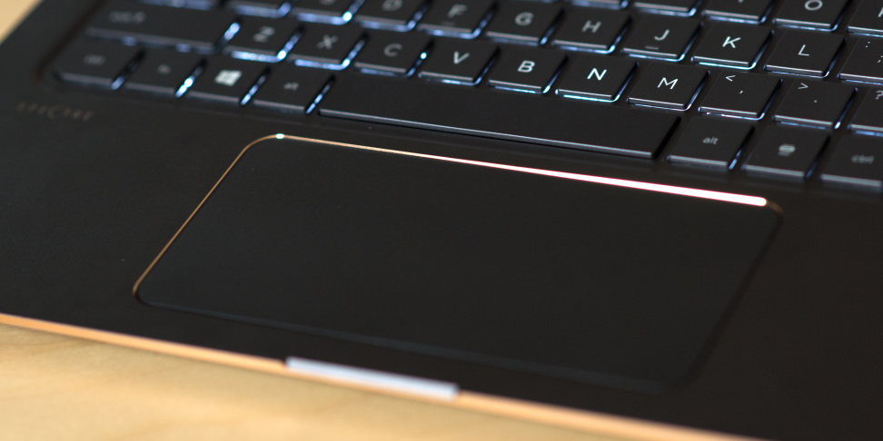 HP Spectre X360 13-inch touchpad