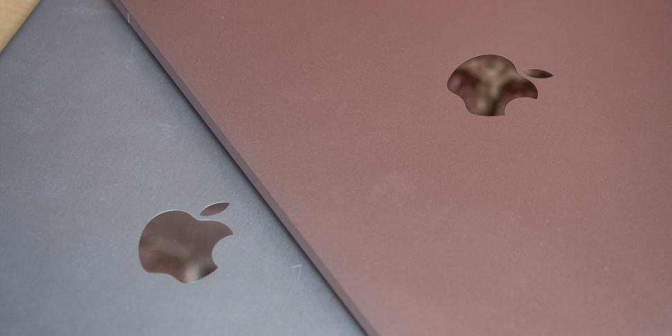 MacBook Shiny Apple Logo