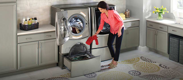 LG TwinWash In Use