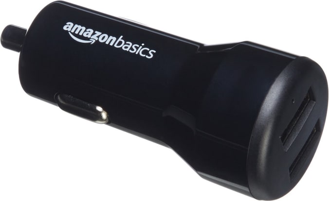Product Image - AmazonBasics Dual Port USB Car Charger