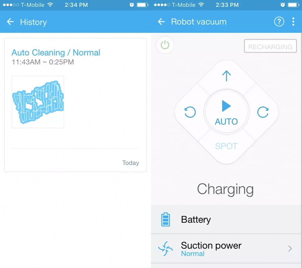 Samsung Powerbot smart features