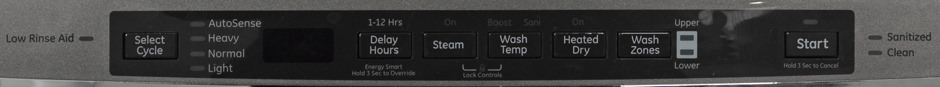 GE GDT580SMFES--Controls