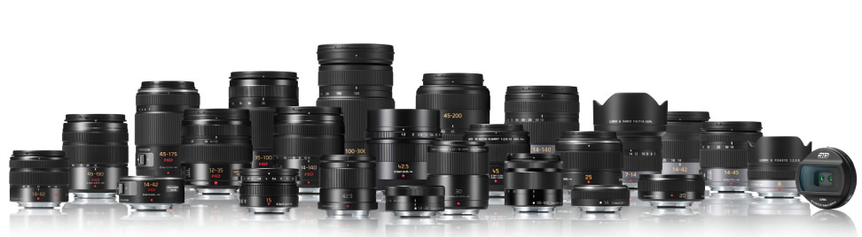 Panasonic Lens Family Portrait