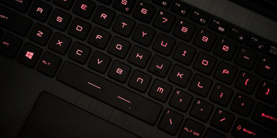 MSI GS40 Phantom Keyboard