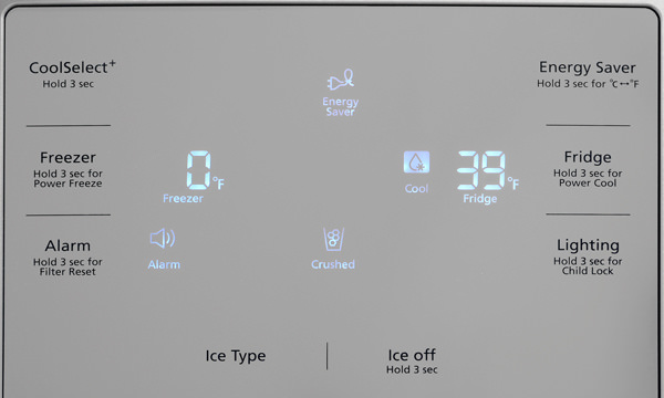 Samsung RF32FMQDBSR Controls