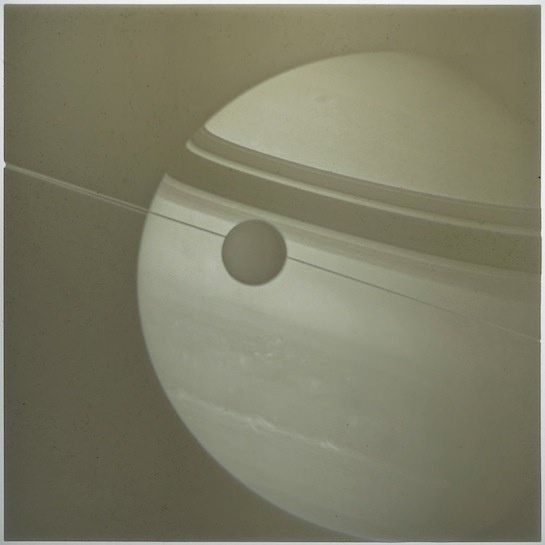 Saturn lithophane