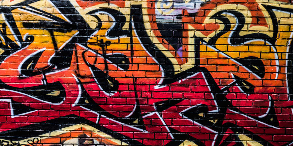 Sample crop graffiti