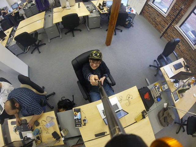 High-Angle Selfie
