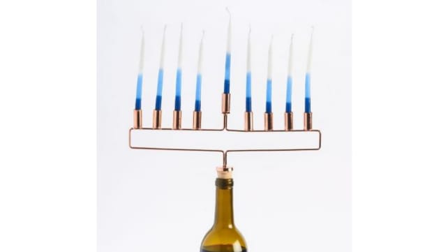 Menorah Wine Cork