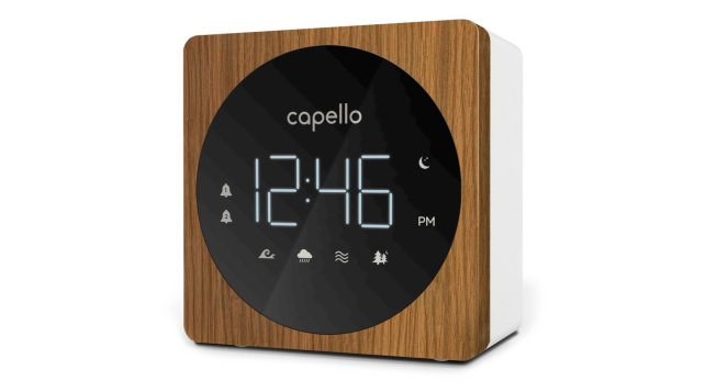 Capello Digital Alarm Clock with Sound Machine
