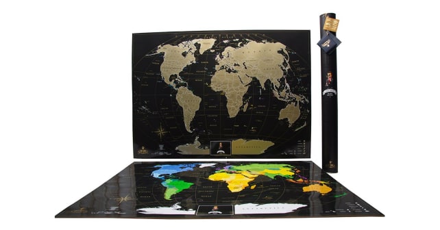 World scratch map