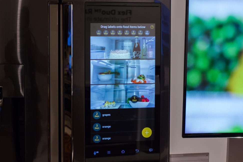 Samsung Family Hub Refrigerator Touchscreen