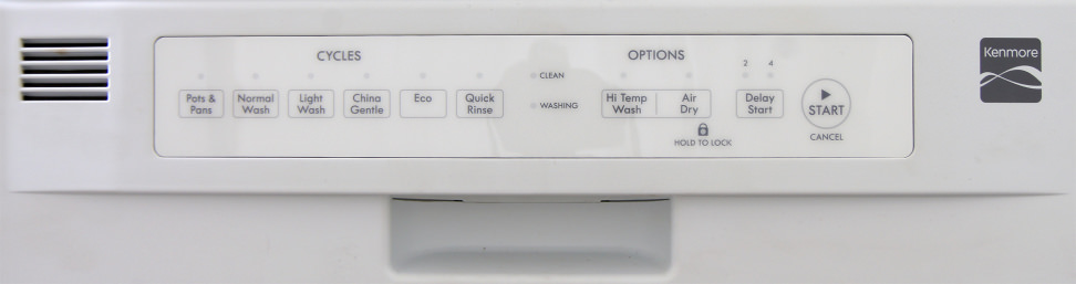 Kenmore 14652—Controls