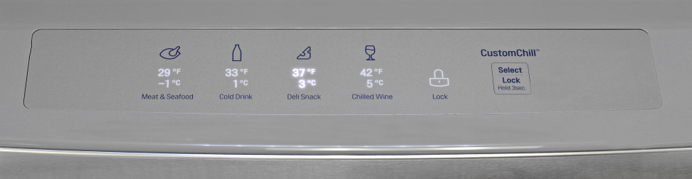 LG LMXS30786S Drawer Controls