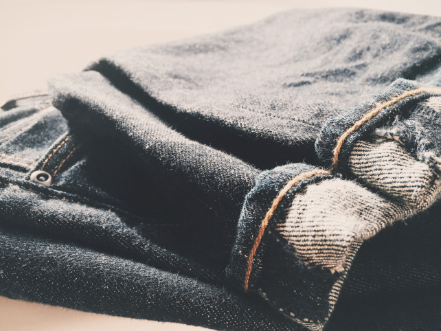 folded denim