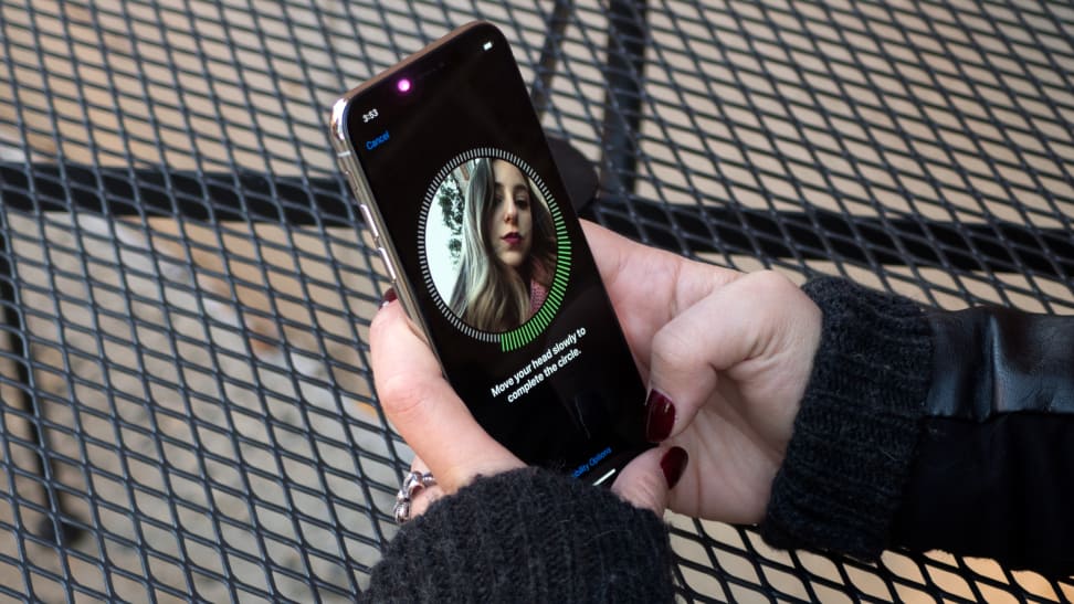 Apple iPhone X Face ID Setup